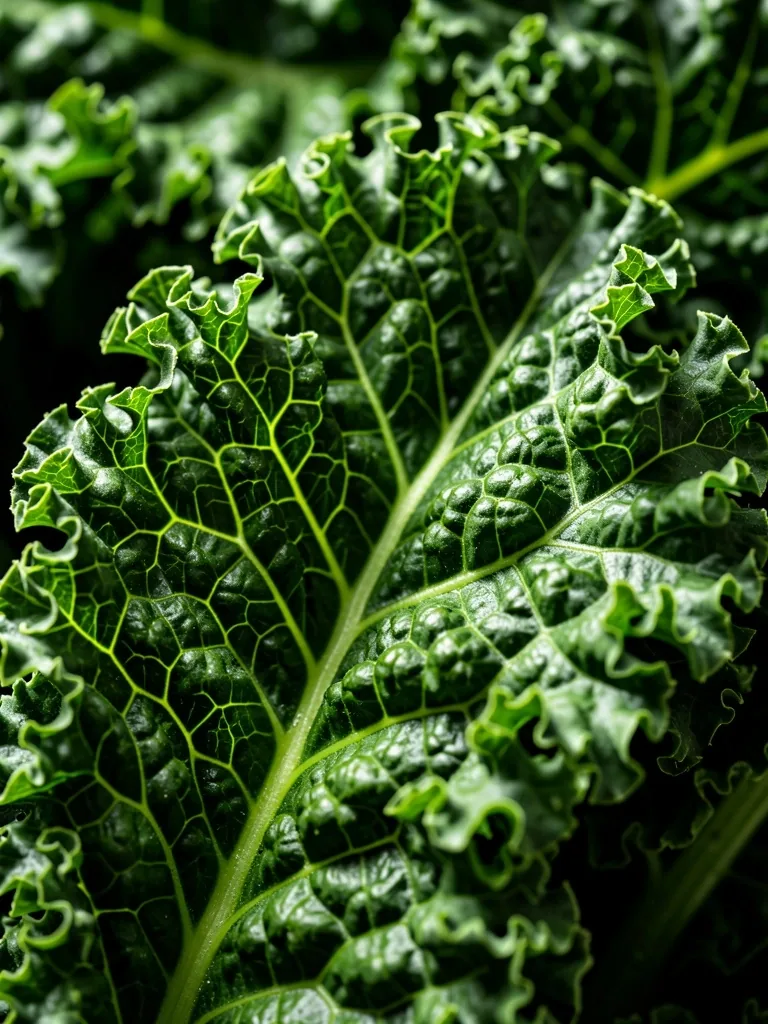 Textura de vegetales verdes